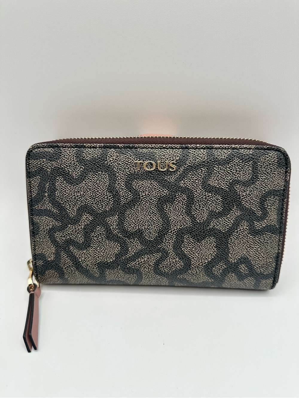 TOUS MEDIUM KAOS ICON WALLET IN MULTI BLACK PINK